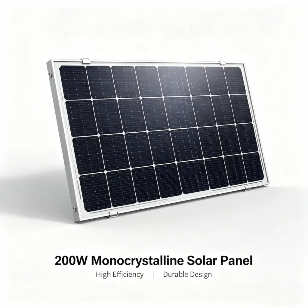 200W monocrystalline solar panel – high efficiency module for Nigeria 2026 market