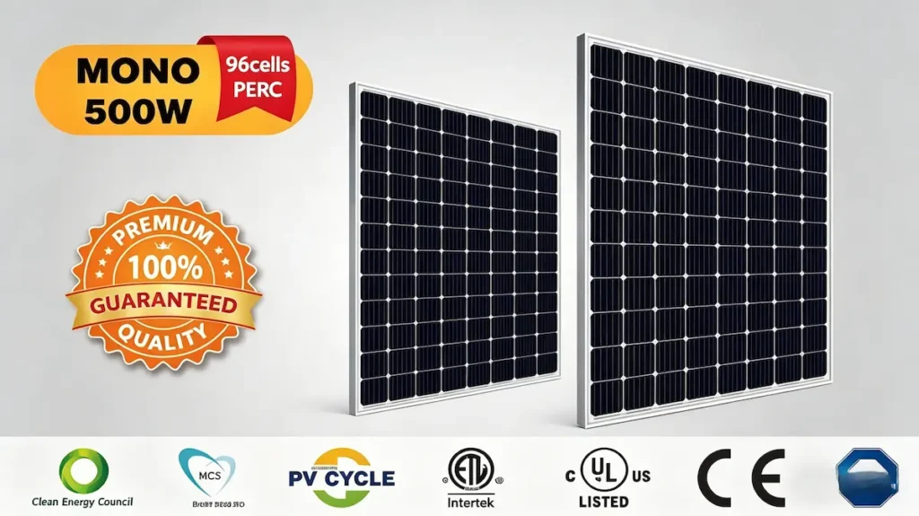 500W High-Efficiency Panel