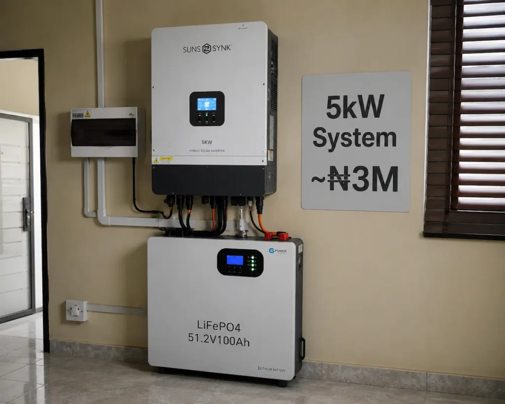 5kW solar system cost in Nigeria 2026