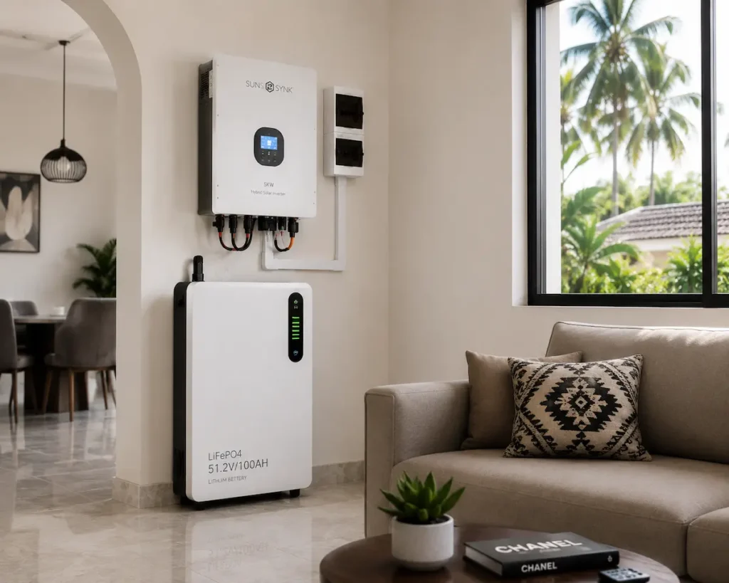 Lithium solar battery for Nigerian home