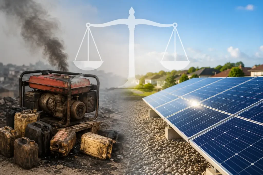 Solar beats generator cost Nigeria 2026