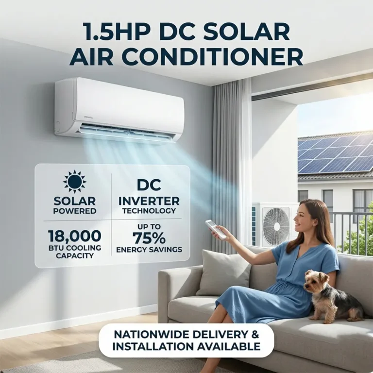 1.5HP Solar AC Price in Nigeria, best-selling solar air conditioner