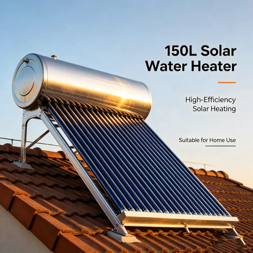 150L solar water heater price in Nigeria — ideal for 3-5 person household