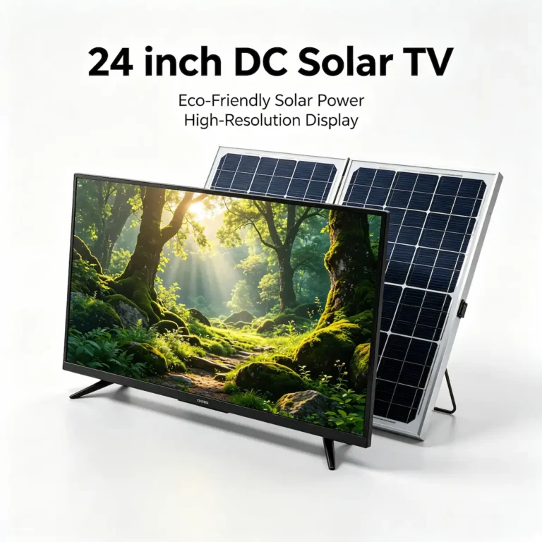 24 Solar TV Price in Nigeria, compact and ultra-efficient DC solar television for home use