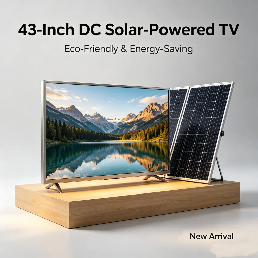 43 inch solar TV price in Nigeria — large DC television for living rooms