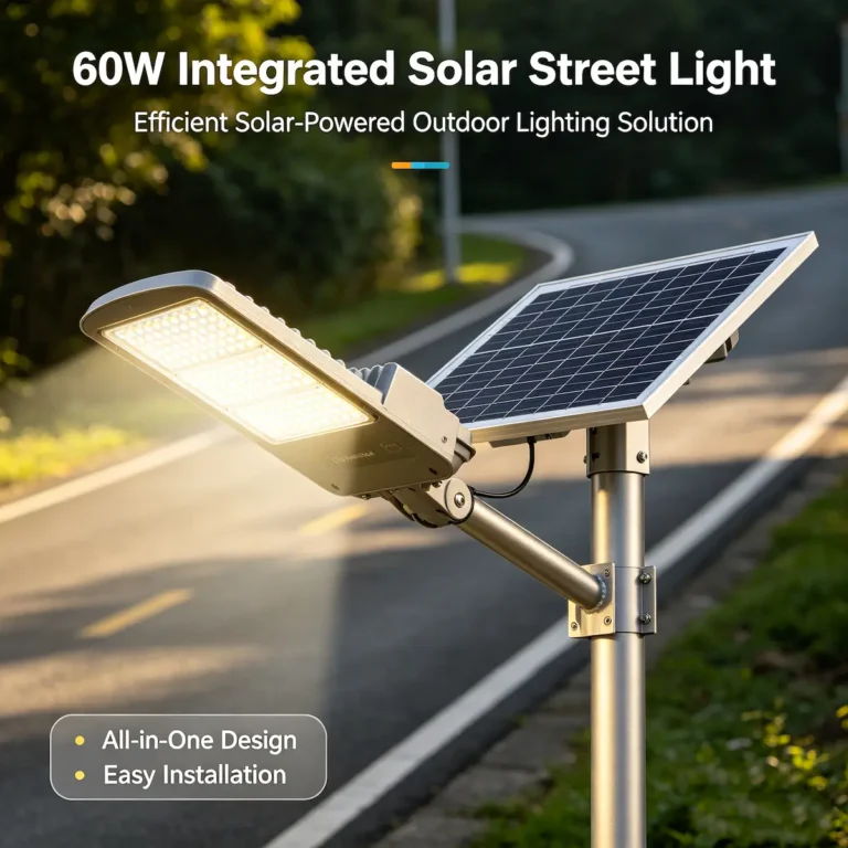 60W Solar Street Light Price in Nigeria, efficient solar lighting for local communities