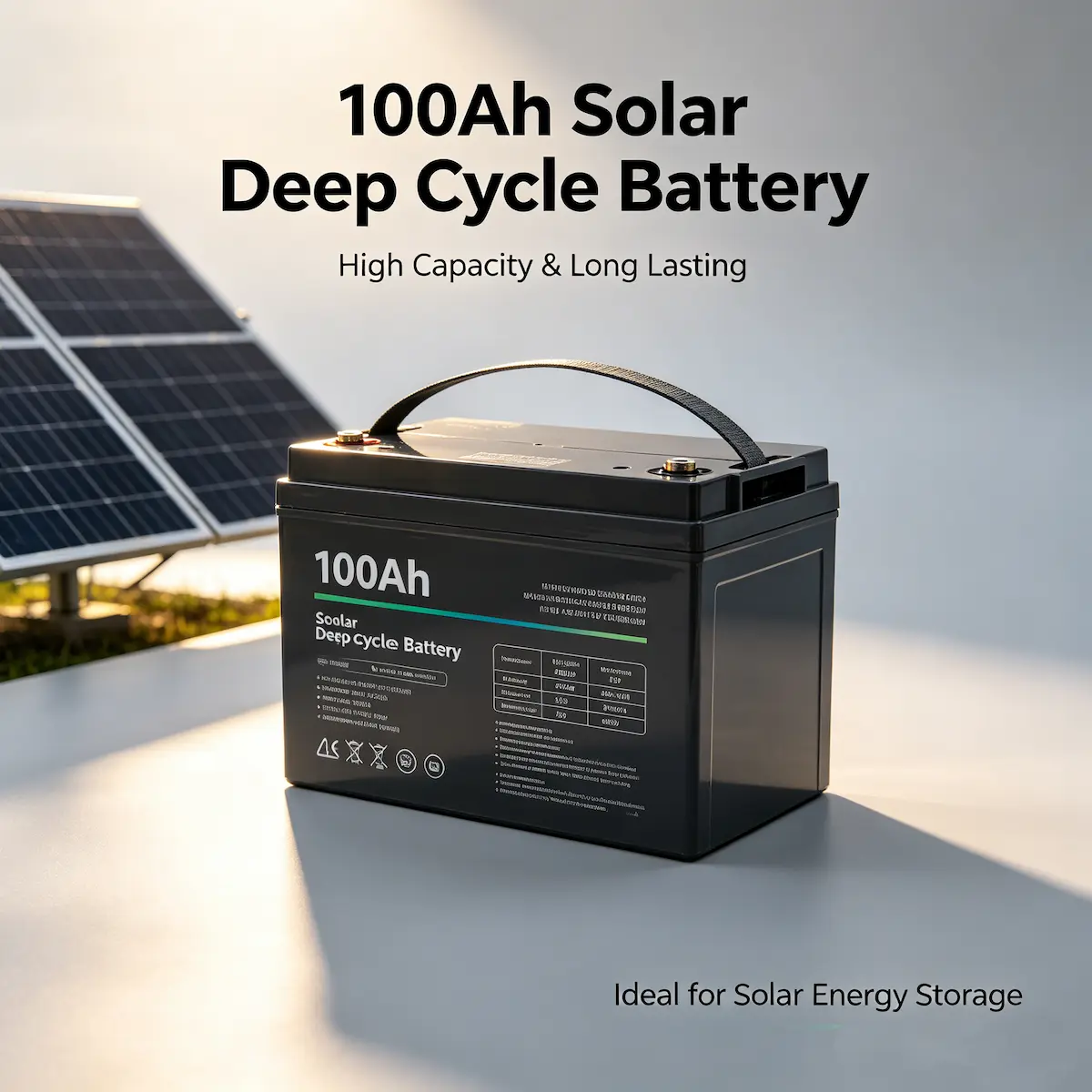 100Ah Deep-Cycle Solar Battery