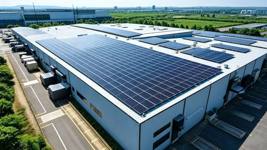 Commercial industrial solar system for African businesses